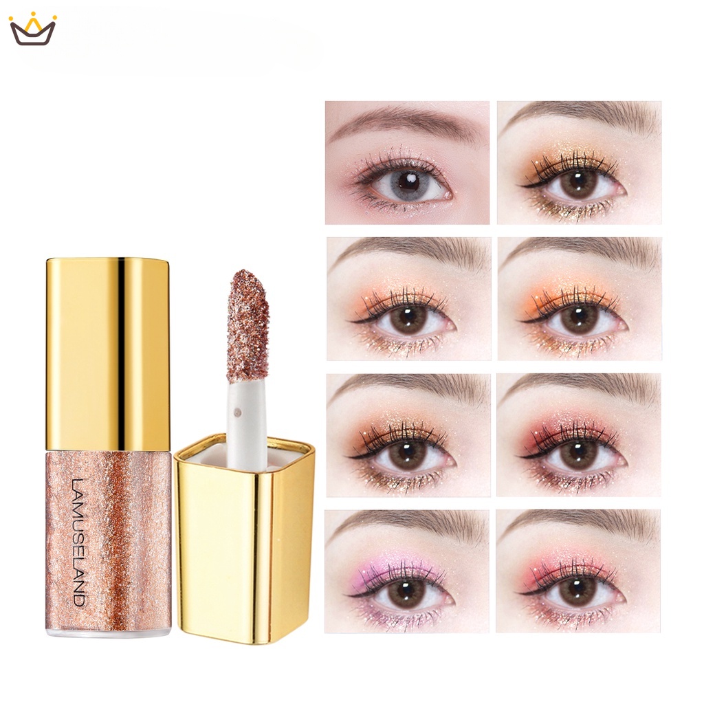 อายแชโดว์ แบบกลิตเตอร์ เนื้อลิขวิด มี 8 สี YUE