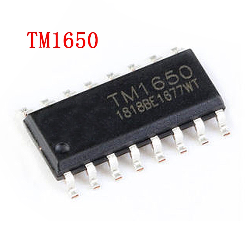 10 ชิ้น TM1650 SOP-16 LED 1650 SOP16 ไดรฟ์ควบคุมใหม่เดิม
