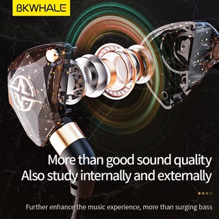 Bkwhale BX-02 กีฬาวิ่งหูฟัง HiFi หูฟังแบบมีสายบลูทูธ 5.0 หูฟังพร้อมไมโครโฟนชุดฟังเบสหนักแน่น