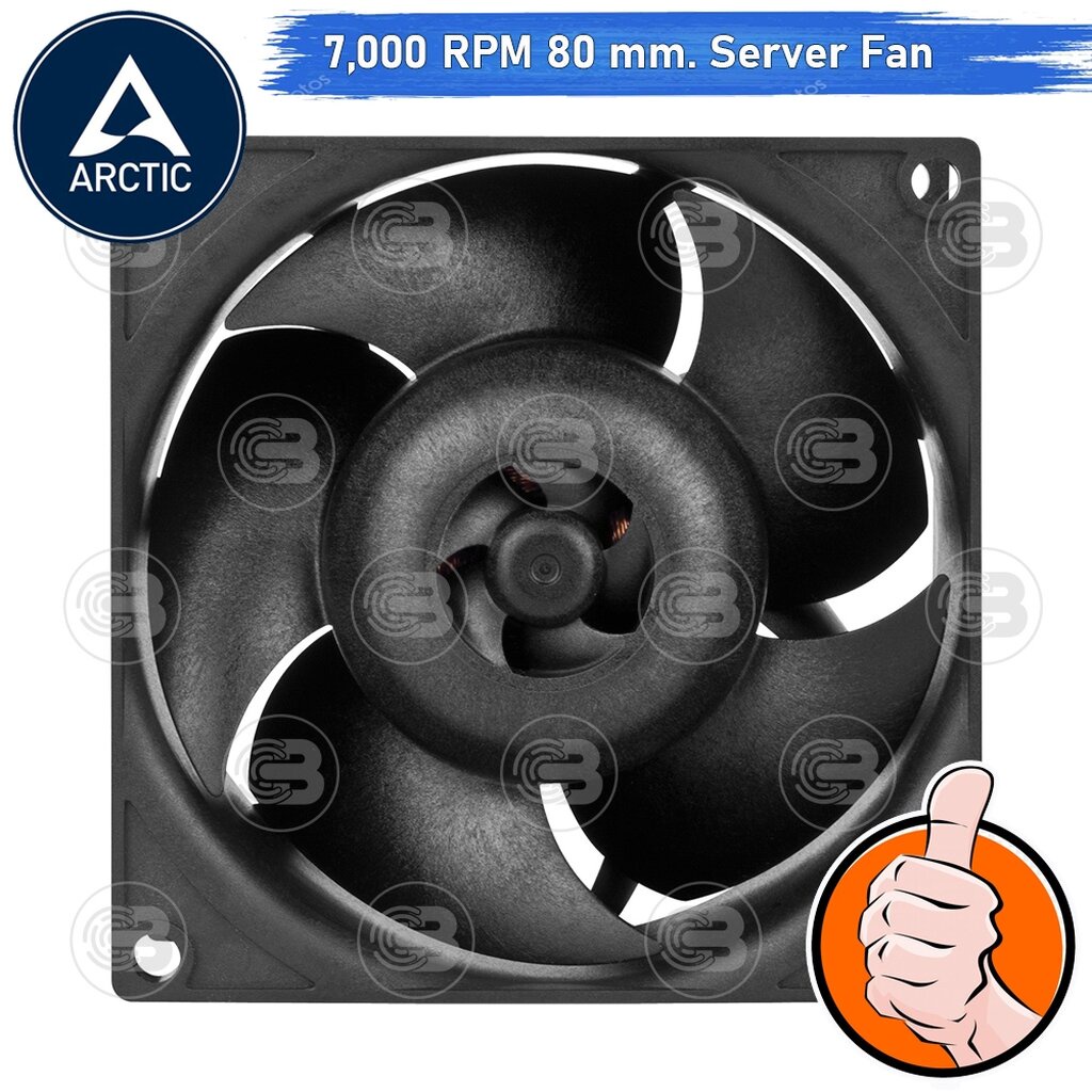 [CoolBlasterThai] ARCTIC PC Fan Case S8038-7K (size 80 mm.) Server Fan ประกัน 6 ปี - รูปที่ 2
