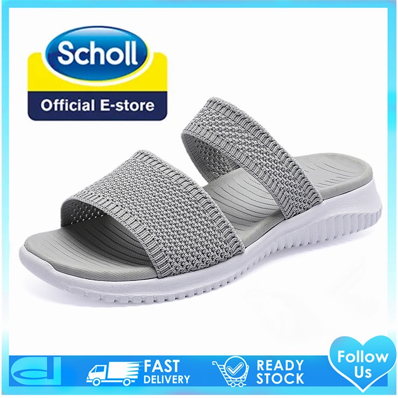 Scholl รองเท้าผู้หญิง scholl scholl scholl รองเท้าแตะชายหาดแบนผู้หญิง scholl Slides รองเท้า scholl ผู้หญิงรองเท้าแตะโบฮีเมียผู้หญิง