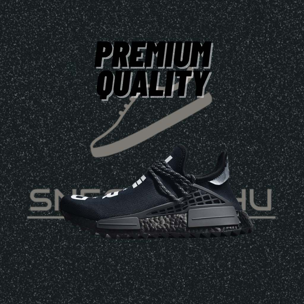 ♞,♘[Free Gifts Premium] Pharrell X Adidas NMD Human Race Sports Running Shoes