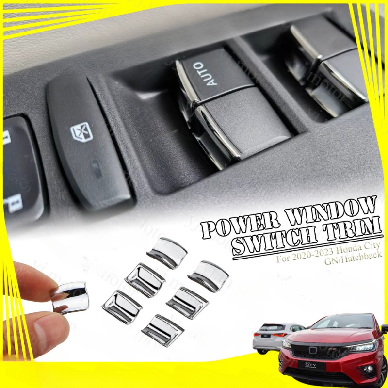 Lt สําหรับ 2020 - 2023 Honda City GN Power Window Switch Trim City Hatchback Window Lifter สวิทช์ลูก