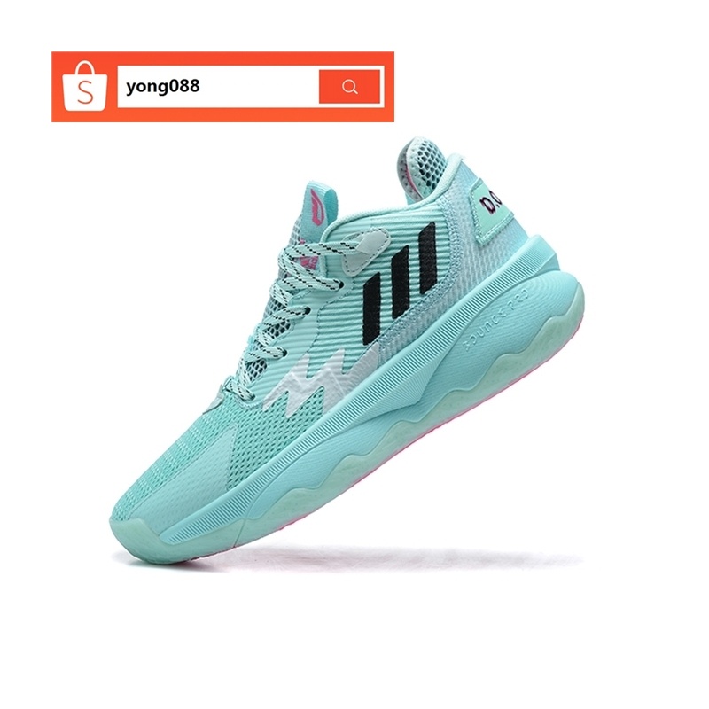 100% Original Adidas Dame 8 Damian Lillard 8 Blue Sports Basketball Shoes for men