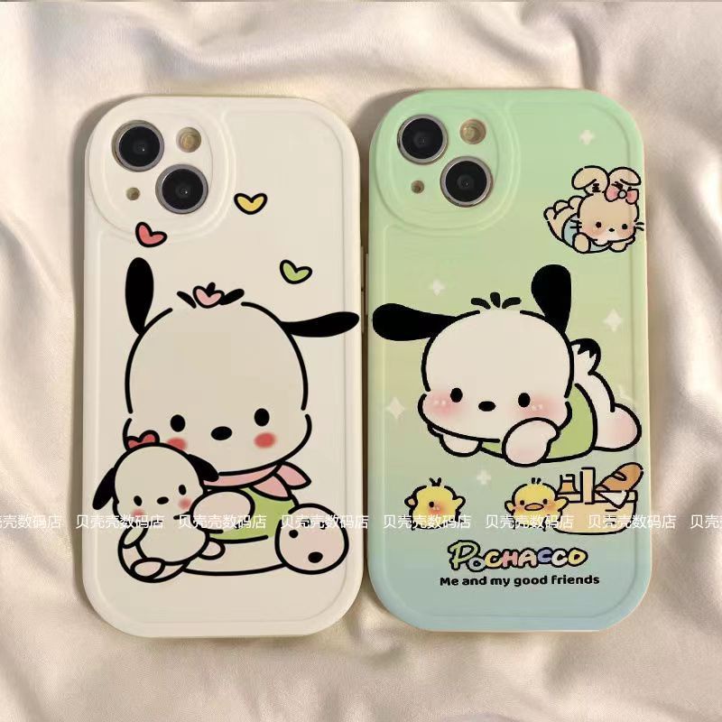 เคสโทรศัพท์มือถือ ยางนิ่ม ลายสุนัข Pacha น่ารัก เรียบง่าย สําหรับ iPhone 5 5s SE2016 6 6s Plus 7 8 SE2020 SE2022 SE X XS XR XS Max 11 12 13 14 15 Pro Max MINI Plus