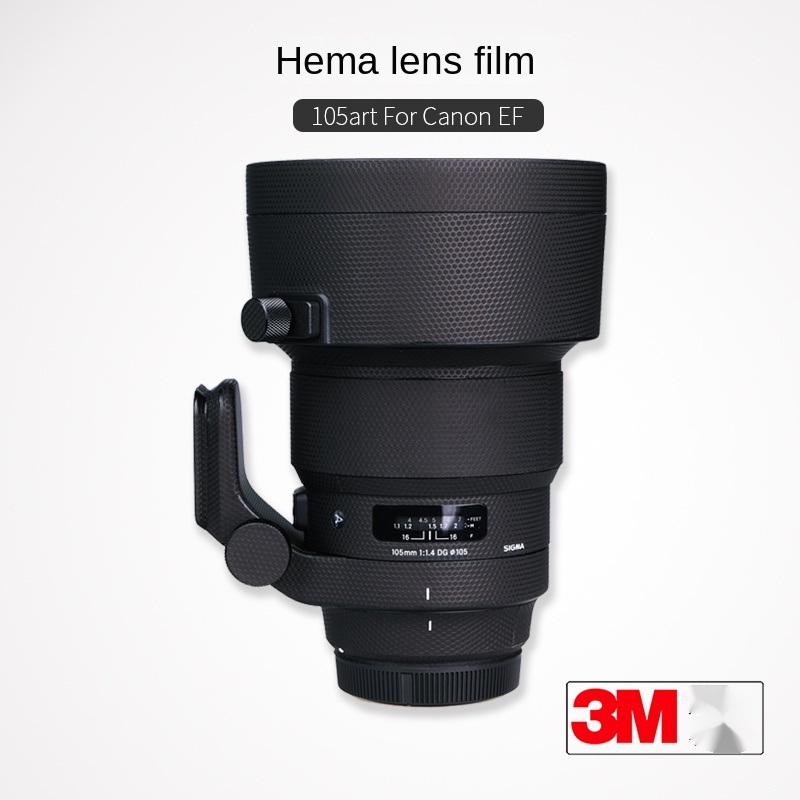 สติกเกอร์ฟิล์มกันรอยเลนส์ ลายพราง 3M สําหรับ SIGMA 105-F1.4 105-1.4 Canon EF