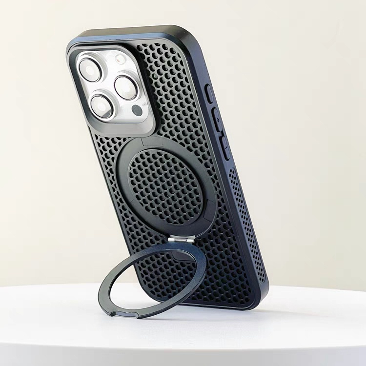 วงเล็บ/รังผึ้งระบายความร้อนหลุม/ด้าน/กรณีเข้ากันได้กับ ไอโฟน 16 15 14 13 12 มือโปร สูงสุด กรณี