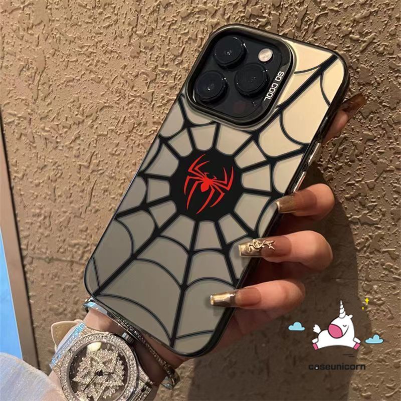 เคสโทรศัพท์มือถือ แบบนิ่ม ลายการ์ตูนงู และแมงมุม หรูหรา สําหรับ IPhone 7Plus 14 12 15 11 13 Pro Max XR 7 8 Plus X XS Max SE 2020