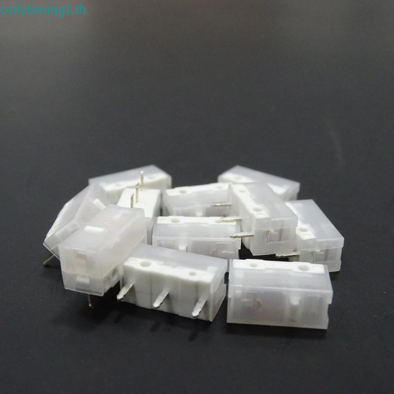 Onlytiming Kailh White 8 0 ไมโครสวิทช์ ปุ่มไมโครสวิทช์ เปลี่ยนได้ สําหรับเมาส์เกมมิ่ง