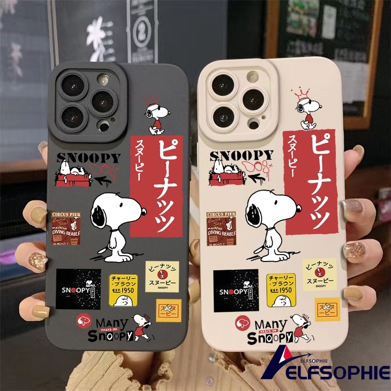 เคสโทรศัพท์มือถือ Tpu ลายการ์ตูน Snoopy สําหรับ Samsung Galaxy S20 Ultra S8 S9 S10 S20 Plus S20 S21 FE Note 10 Lite Note8 9 10 20