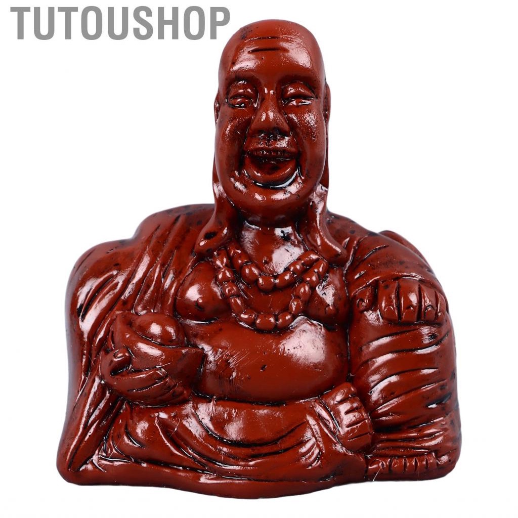 Tutoushop Unique Buddha Flip Statue Decorative Small Resin Finger Ornament