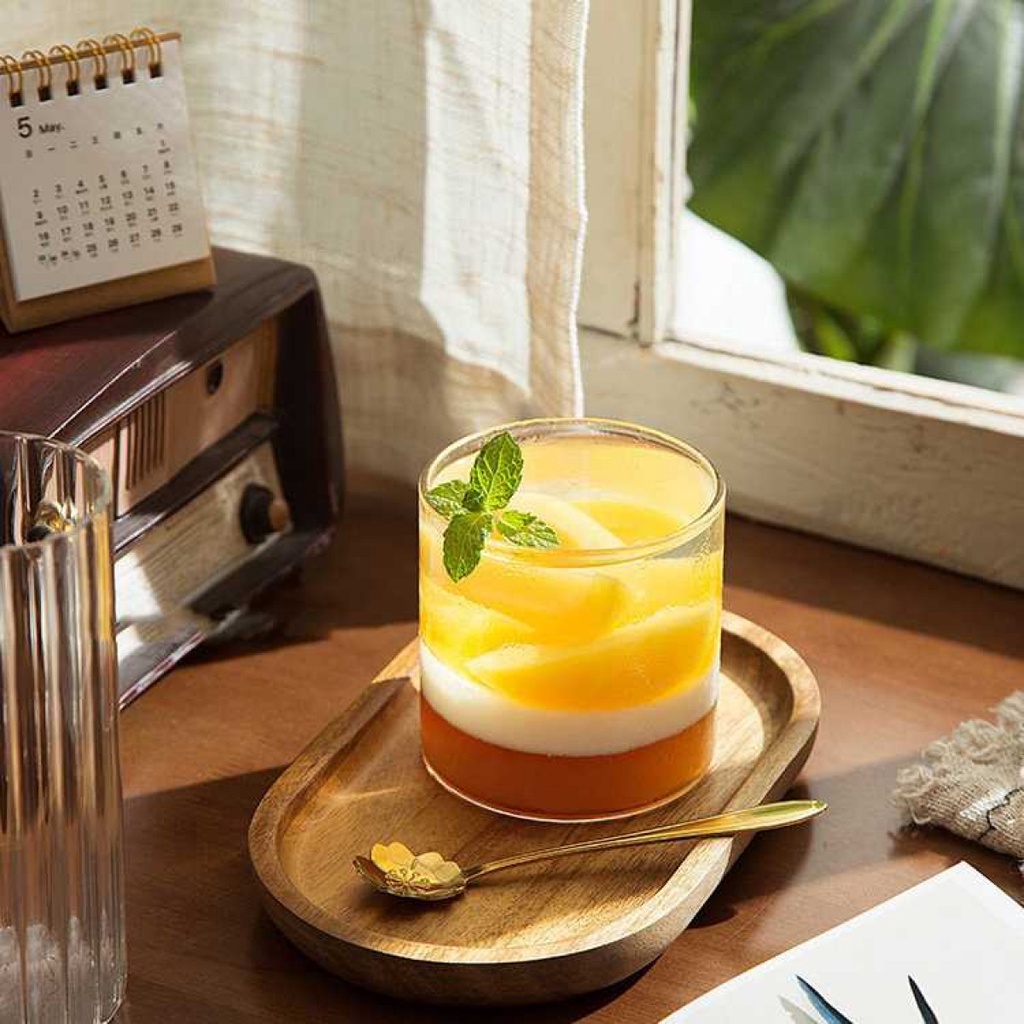 แก้วขนมพุดดิ้ง Mocktail ทนความร้อน 335ml - T-350