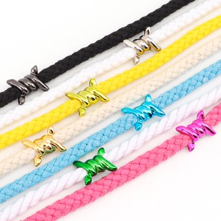 2 ชิ้นลวดตาข่ายผูกโบว์โลหะเชือกผูกรองเท้าดอกไม้รองเท้าตกแต่ง…