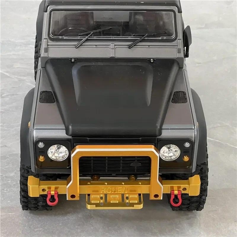 RC รถโลหะการปรับเปลี่ยนชิ้นส่วนอัพเกรด MN รุ่น 1/10 MN999 Wrangler TRX4 SCX10 90046 90047 กันชนหน้าส