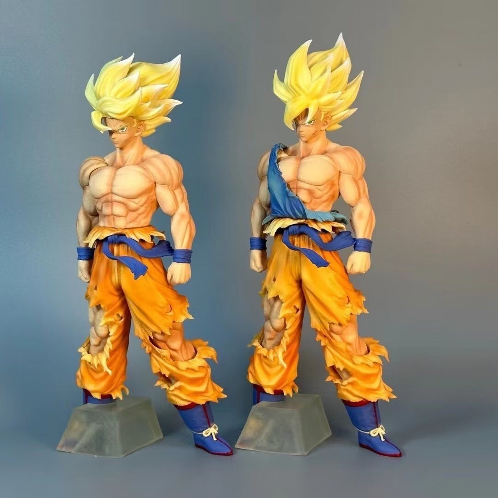 Yunxiangshe ฟิกเกอร์อนิเมะ Dragon Ball Saiyan Xiaochu Super Goku Battle Damage Goku Two I9UI