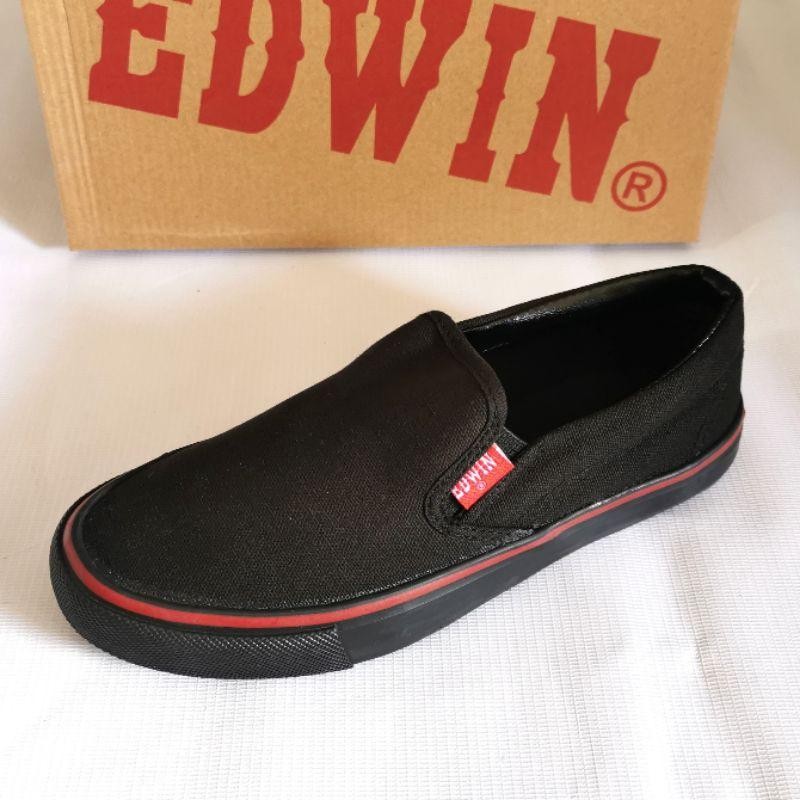 Edwin Black School Shoes Kasut Sekolah Hitam Edwin EW2119