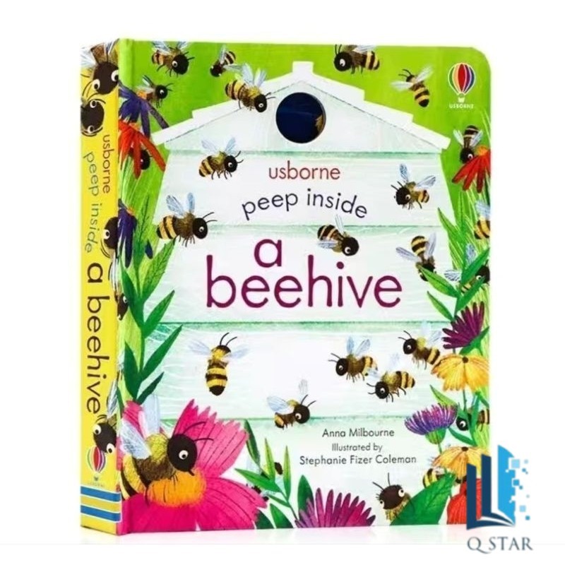 A Bee Hive/Usborne Peep Inside Flip Book/หนังสือนิทานสําหรับเด็ก