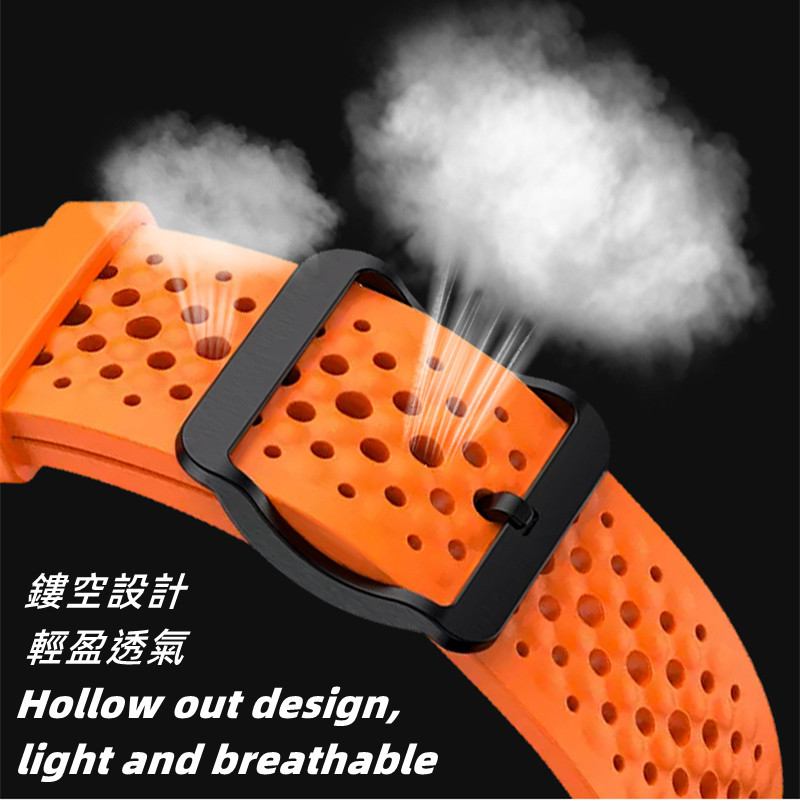 สําหรับ COROS Apex 2 / 2 Pro Breathable สายนาฬิกาซิลิโคน Soft Replacement Strap