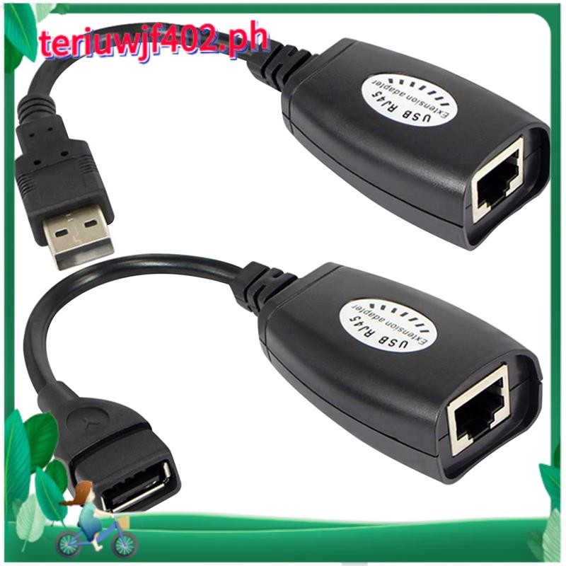 USB to RJ45 RJ 45 LAN Cable Extension Adapter Extender USB to Network Port เครื่องขยายสัญญาณ