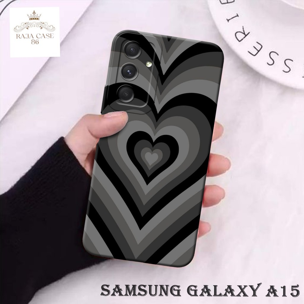 HP เคส Samsung Galaxy A15 4G / 5G ล่าสุด - Rajacase - เคสมือถือ Samsung A15 4G - LOVE Softcase Motif