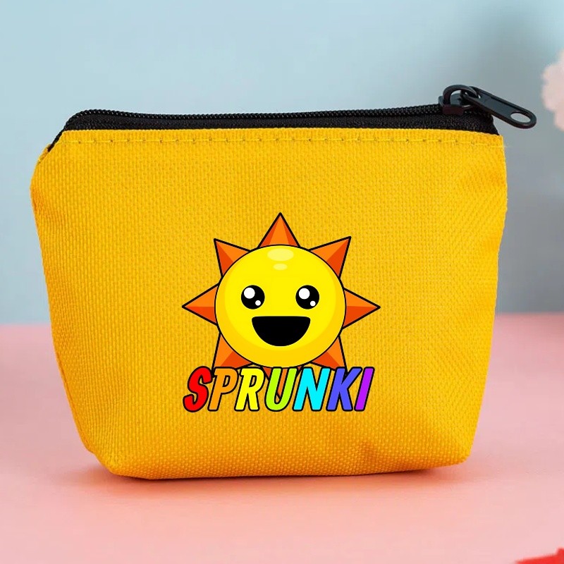 ใหม่ SPRUNKI การ์ตูนกระเป๋าสตางค์หูฟังเงินกระเป๋าเก็บบัตรซิปเหรียญเปลี่ยนกระเป๋าสตางค์น่ารักของขวัญวันเกิด