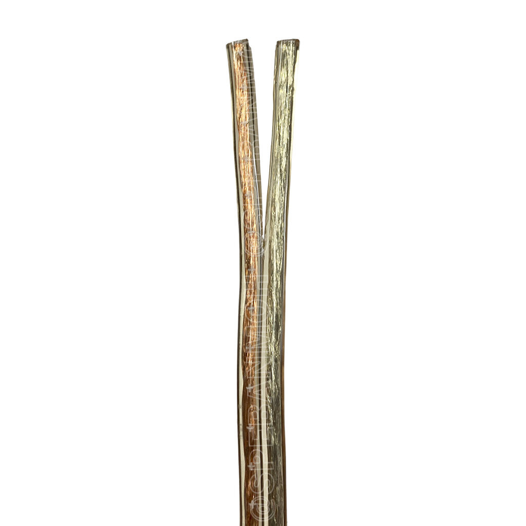 [ 3เมตร ] LASER F-3 สายลำโพงใส คู่ F3 2Cx16AWG 1.31mm2 สัญญาณลำโพง Speaker Cable สายต่อลำโพง Twins Cable ทองแดงแท้ 2C...