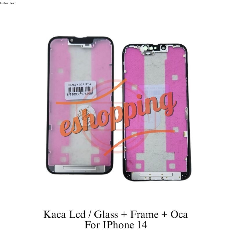 กระจก Lcd / กระจกหน้าจอสัมผัส / กระจก + กรอบ + Oca สําหรับ IPhone 14