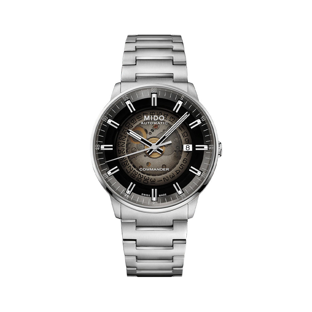 Mido Commander Series Men 's Automatic Mechanical Watch Smoked Gradient Phantom Men 's Watch