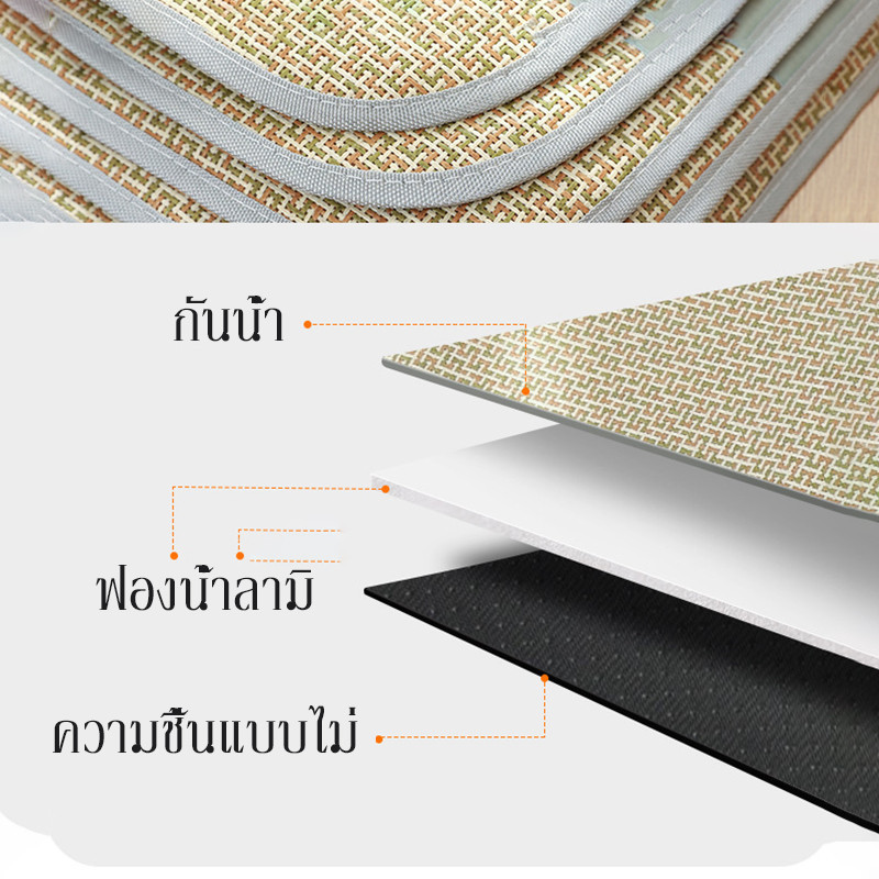 ที่นอนเย็นสัตว์เลี้ยง เสื่อเย็นสำหรับสัตว์เลี้ยง กันข่วน ป้องกันการลื่น ระบายอากาศเยี่ยม ใช้ได้ฤดูร้อน ราคา ถูกที่สุด ดีลบีเคเค แกลเลอรีภาพที่ 5
