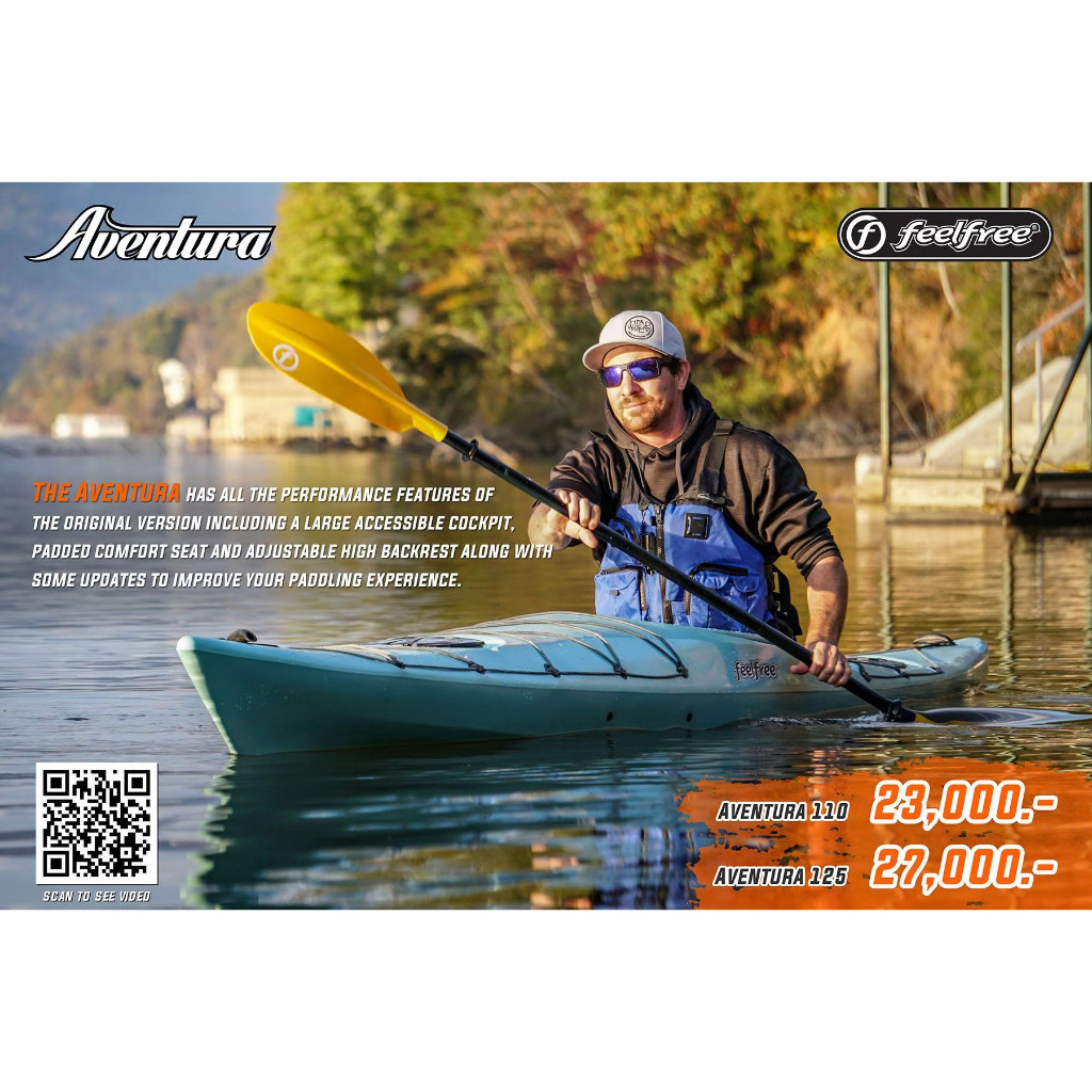 เรือคายัค 1 ที่นั่ง FEELFREE KAYAK รุ่น AVENTURA 125