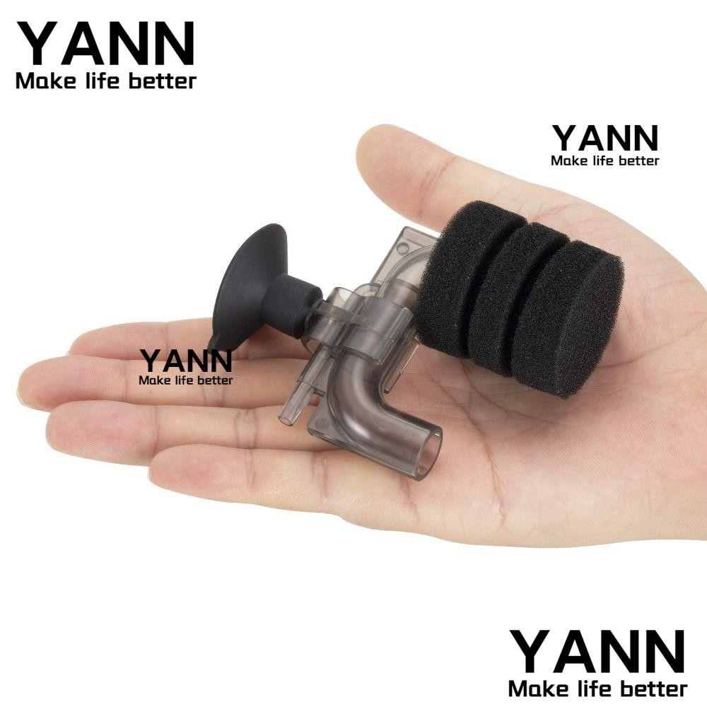Yann1 ฟองน้ํากรองตู้ปลา แบบถ้วยดูด ปั๊มตู้ปลา ฟองน้ําขนาดเล็กพิเศษ โฟมกรองเดี่ยว