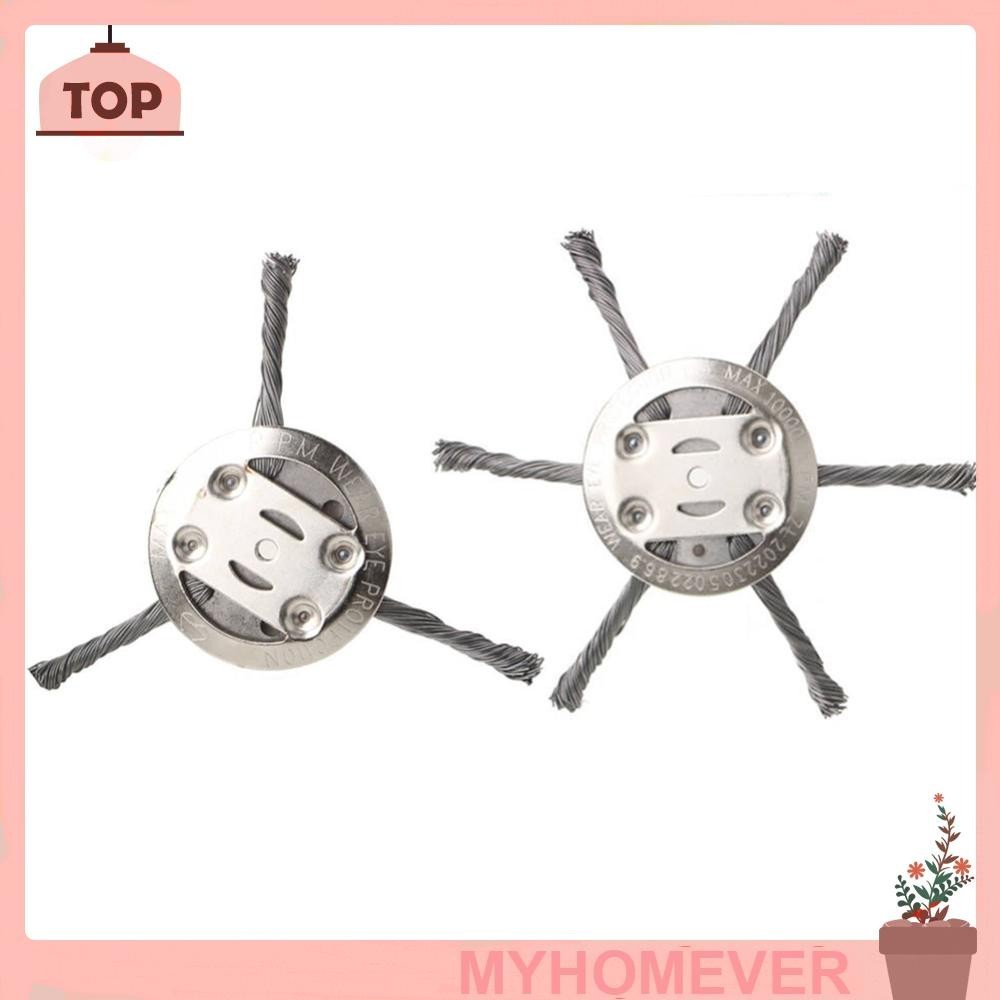 หัวเครื่องตัดหญ้า ลวดเหล็ก ทนต่อการเสียดสี สําหรับบ้าน สวน [myhomever.th]