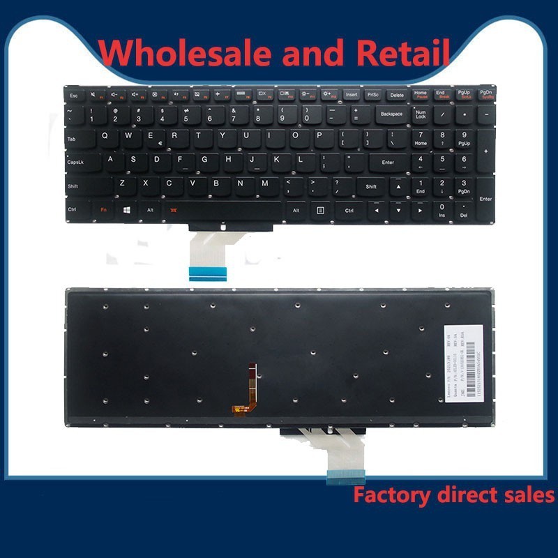 แป้นพิมพ์ใหม่สําหรับ Y50 Y50-70 Y50-70A Y50-70AM Y70 Y70-70T แป้นพิมพ์แล็ปท็อป