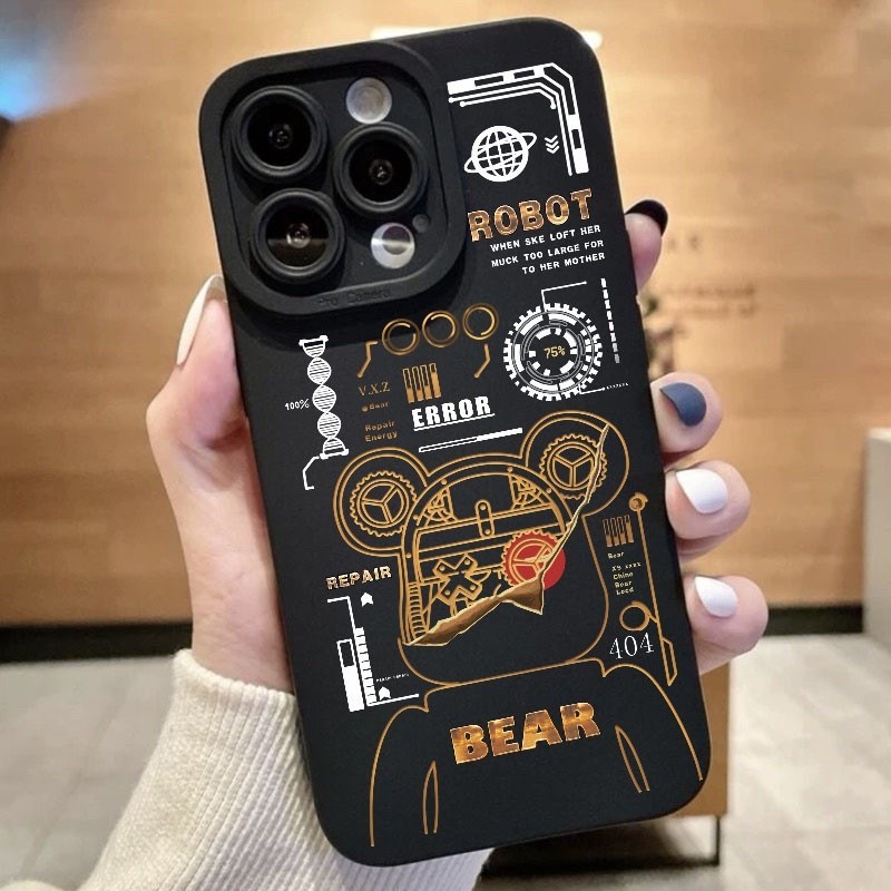 พร้อมส่ง Redmi A3 A1 มี4ลาย เคส กันกล้อง สำหรับ Redmi A3 Note13 4G 5G Pro เคส ลายหุ่นยนต์ ลายเท่ กันกระแทก XIAOMI 004