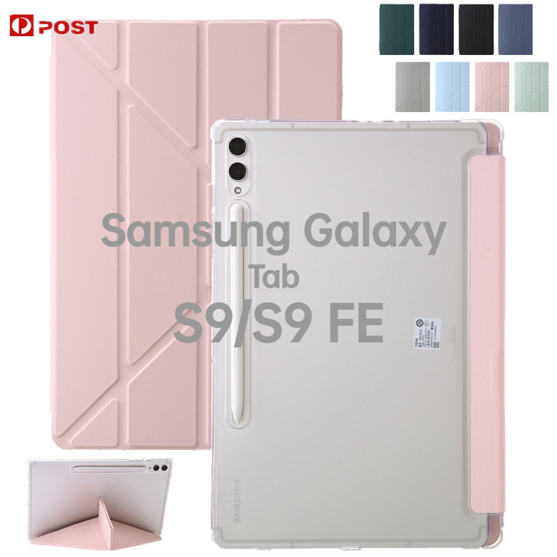 เคสโทรศัพท์หนัง ฝาพับ พร้อมช่องใส่บัตร ขาตั้งวาง สําหรับ Samsung Galaxy Tab S9 FE 10.9 S9 S9+ FE+ 11.0 12.4 FE SM-X510 X516B SM-SM-X610 SM-X616B