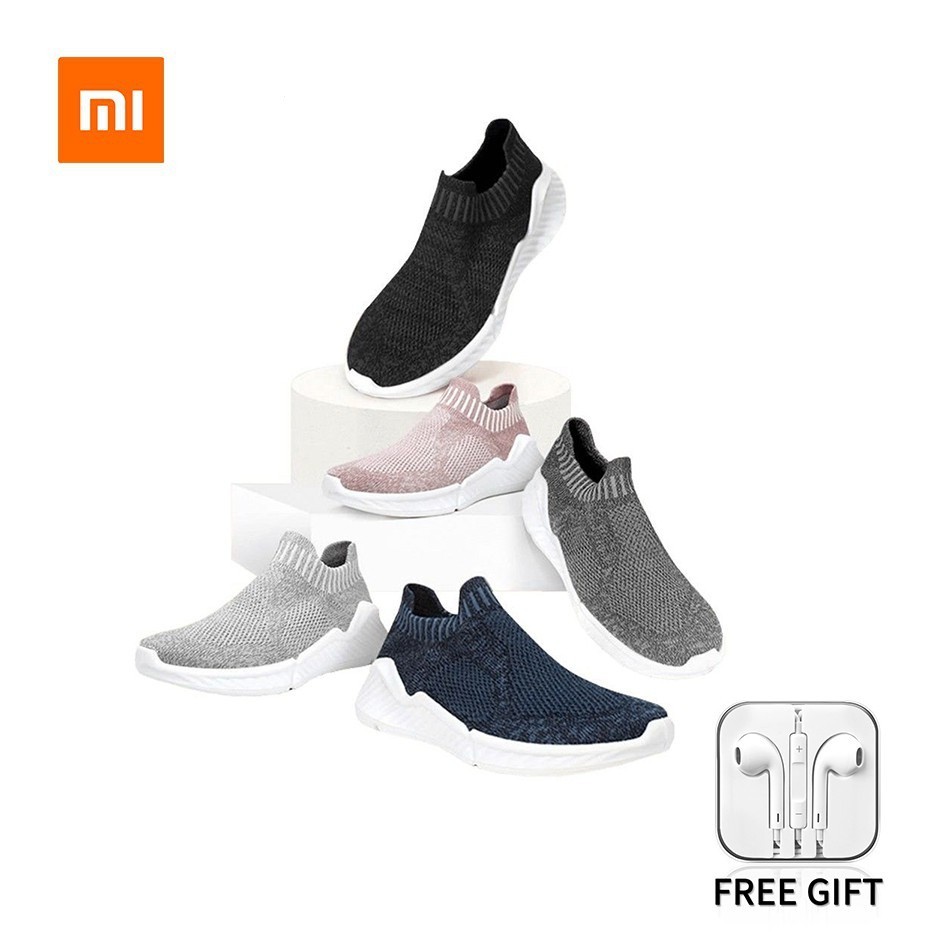 Xiaomi mijia freetie รองเท้าผ้าใบ กันน้ํา ต้านเชื้อแบคทีเรีย qbza