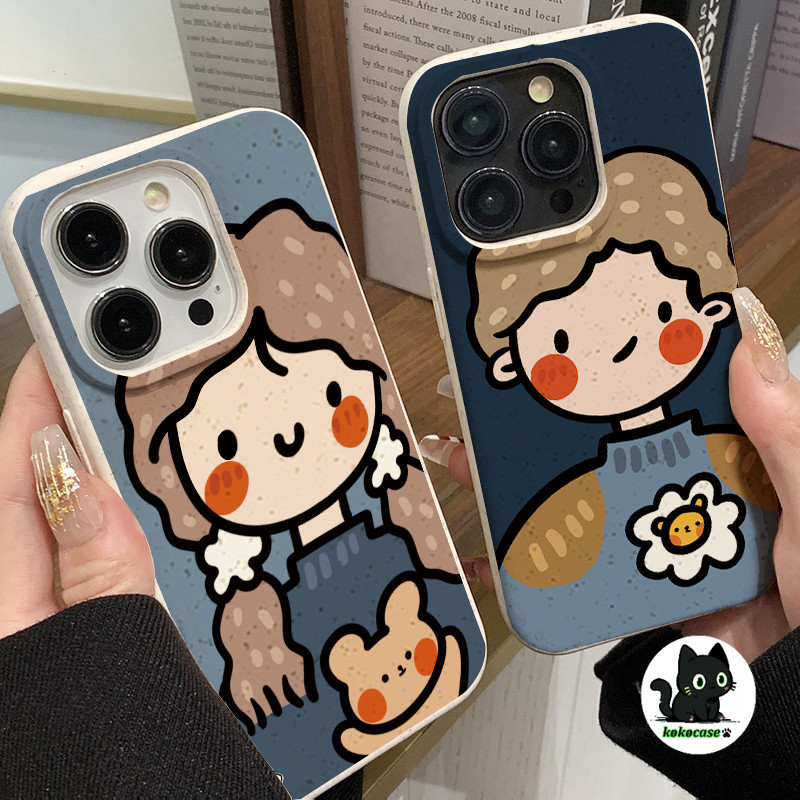 🔥GOOD CASE🔥สินค้า1บาท IPHONE 11 14 13 12 15 ProMax X XR XSMAX 7 14 Plus คู่รักที่น่ารัก เคสโทรศัพท์ 
