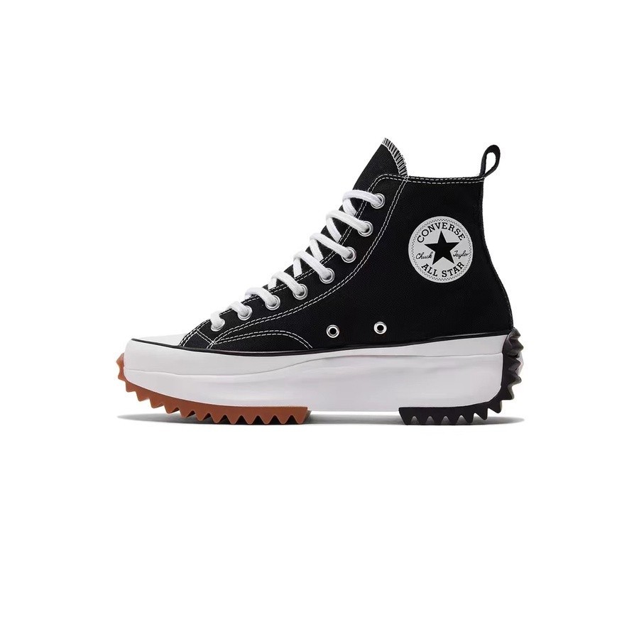 ♞,♘,♙CLASS A CONVERSE Converse official Run Star Hike thick-soled canvas sneakers small white shoes