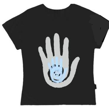 （จัดส่งตลอด 24 ชั่วโมง）Angle Official Hopi hand baby tee