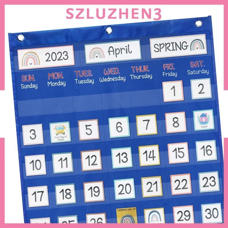 [Szluzhen3] ปฏิทินแขวนกระเป๋า สําหรับครู เรียน