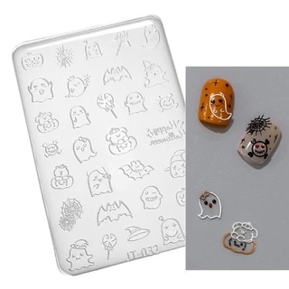 Siy แม่พิมพ์เพ้นท์เล็บคริสตัลพร้อมดอกไม้ผีเสื้อพิมพ์ลายฉลุแม่แบบแกะสลัก Mould