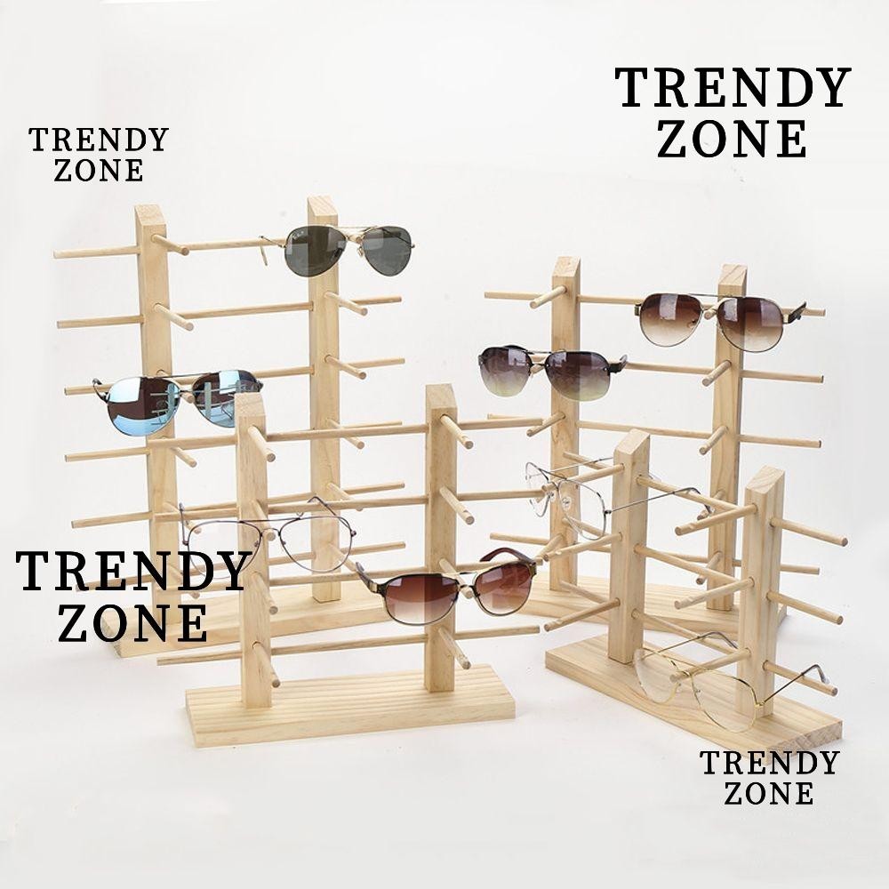 Trendyzone กรอบไม้ หลายชั้น สําหรับวางแว่นตา