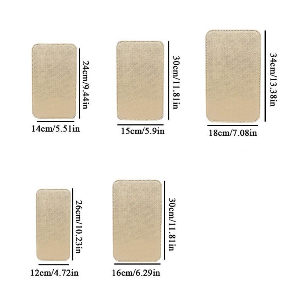 Uumir แผ่นรองแผ่นด้านล่าง, กระเป๋าหนัง PU Shaper Holder กระเป๋าถือฐาน Shaper, กระเป๋ารองรับสีทึบ DIY กระเป๋าด้านล่างใส่