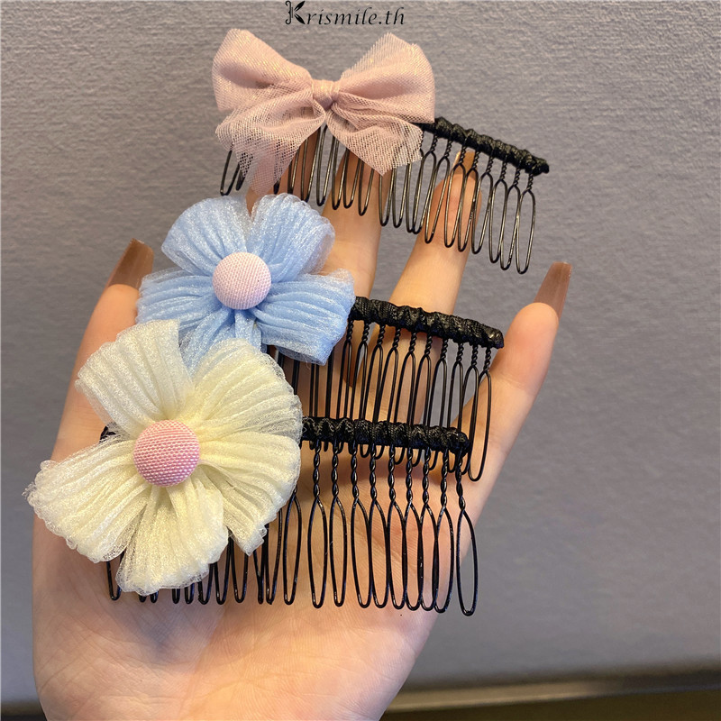 COD-ในไทย💖หวีผมสำหรับเด็ก Breaking God ดอกไม้หวีผมหวีผมเรียบสำหรับสาว ๆ-Krismile