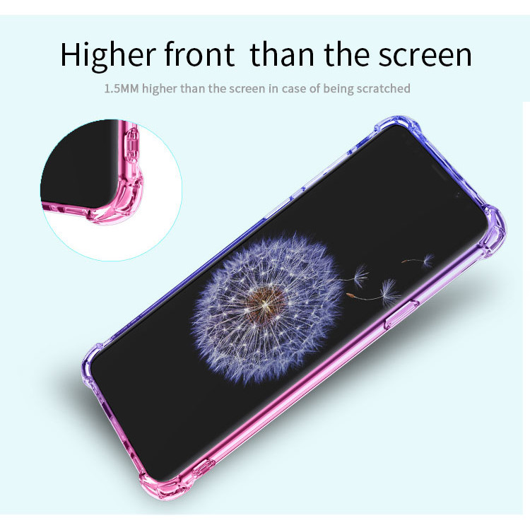 Galaxy S8 S9 Plus S7 Edge S7 เคสใส ไล่ระดับ น่ารัก กันกระแทก กันชน เคสป้องกันโทรศัพท์มือถือ สําหรับผู้หญิง เด็กผู้หญิง ยืดหยุ่น บาง เคสโทรศัพท์ - รูปที่ 4