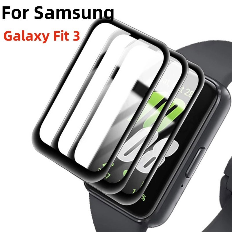 ฟิล์มกันรอยหน้าจอ ทรงโค้ง 5D กันรอยขีดข่วน สําหรับ For Samsung Galaxy Fit 3