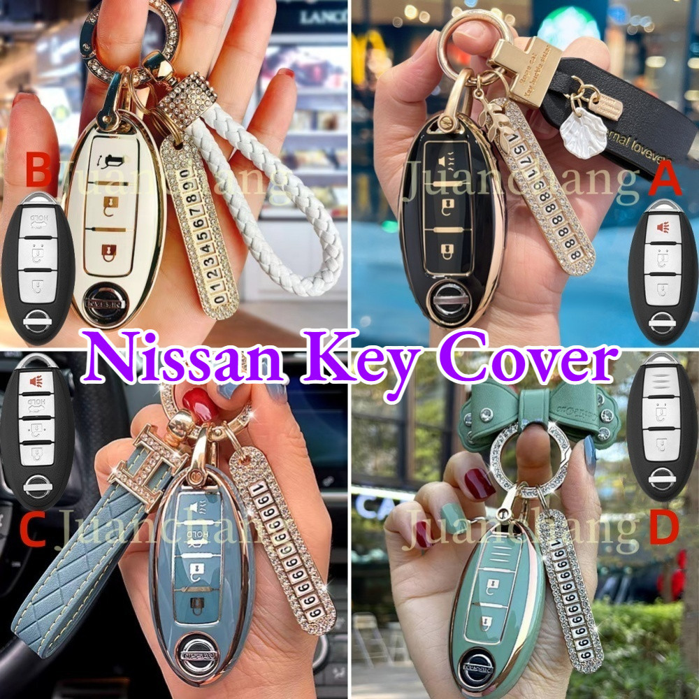 เคสกุญแจรีโมทรถยนต์ สําหรับ Nissan Qashqai Juke F15 J10 J11 X-Trail T32 T31 Nissan X70 Nissan Terra Navara Almera Patrol royalKicks Tiida Pathfinder Note