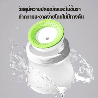 น้ําพุแมวระงับ น้ำแมวพุ ชามแมว 1.2L ป้องกันน้ำกระเซ็น ป้องปากเปียก แยกฝุ่น ทำความสะอาดสะดวก