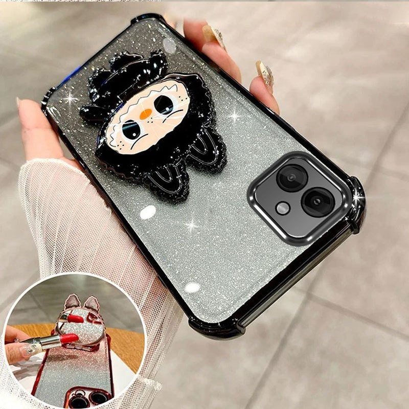 กันกระแทกcase สําหรับ Samsung A06 Loubu วงเล็บหรูหราไฟฟ้าไล่ระดับแฟลชผงเคสโทรศัพท์ดีไซน์ใหม่ SJSFDD0