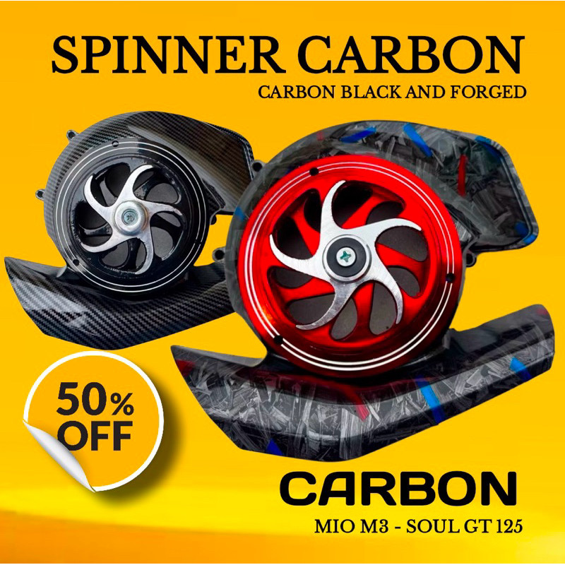 SPINNER MIO M3 MIO 125 พัดลมหมุน mio m3 Spinner สีดํา Mio M3 mio s mio z fino125